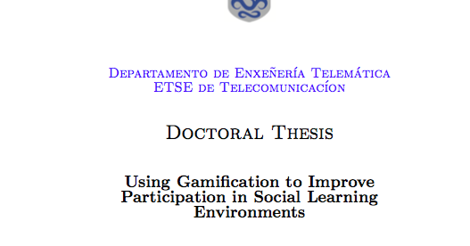 Doctoral thesis topics in network